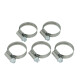 Pack of 5 Hose Clamps - Stainless Steel - 8-12mm