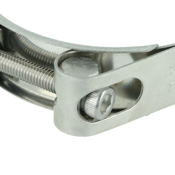 HD Doppelband Bolzen-Schlauchschelle - Edelstahl - 85-90mm