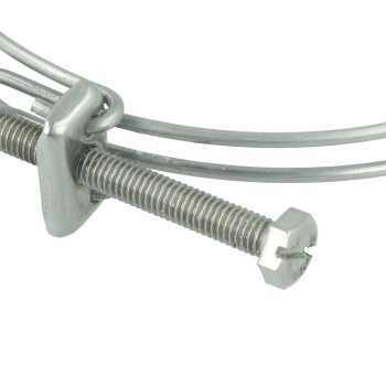Double Wire Hose Clamp - Stainless Steel - 24-28mm