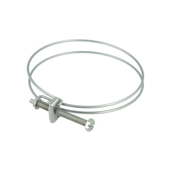 Double wire Hose clamp - stainless steel - 60-65mm | BOOST products