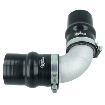 90° Alubogen gegossen - enger Radius