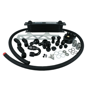 TurboZentrum oil cooler upgrade kit with thermostat for...