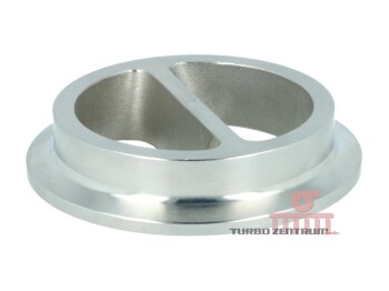 Manifold V-Band TwinScroll Inlet Flange for Garrett Housings - stainless steel