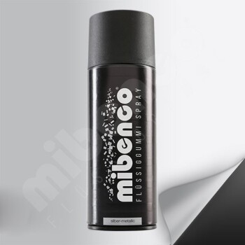 mibenco Flüssiggummi silber-metallic matt