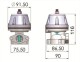 SPA Wastegate MCS 35mm L-Flansch silber