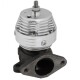 SPA Wastegate Compact 35mm L-Flansch silber