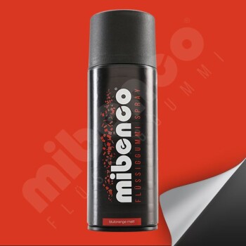 mibenco Flüssiggummi blutorange matt
