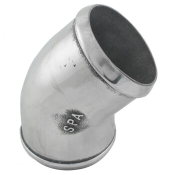 SPA Turbo 45° Alubogen eng 76mm / 3.0"