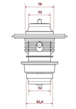 Turbolader SPA522R mit T3 Flansch und 0,70AR