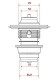 Turbolader SPA522R mit T3 Flansch und 0,70AR