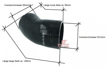 Silicone Hose for Audi S3 / TTS / Golf R TFSI - for...