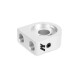 Universal Ölkühler Kit Mishimoto 25 Reihen ohne Thermostat / silber | MMOC-UH