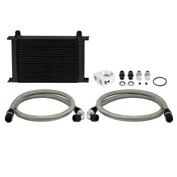 Universal Ölkühler Kit Mishimoto 25 Reihen ohne Thermostat / schwarz | Mishimoto