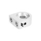 Universal Ölkühler Kit Mishimoto 25 Reihen ohne Thermostat / schwarz | MMOC-UHBK