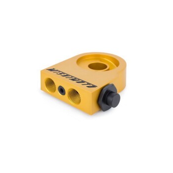 Universal Ölkühler Kit Mishimoto 25 Reihen mit Thermostat / schwarz | MMOC-UHTBK