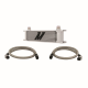 Thermostatic Oil Cooler Kit Mishimoto / Universal / 10 Row / Silver | MMOC-UT