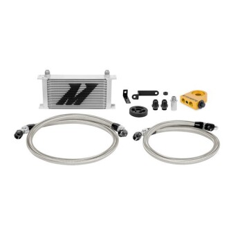 Ölkühler Kit Mishimoto mit Thermostat Subaru WRX / 08-14 / silber | Mishimoto