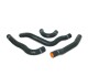 Silicone Radiator Hose Kit Mitsubishi Lancer Evolution X / 08+ / Black | MMHOSE-EVO-10BK