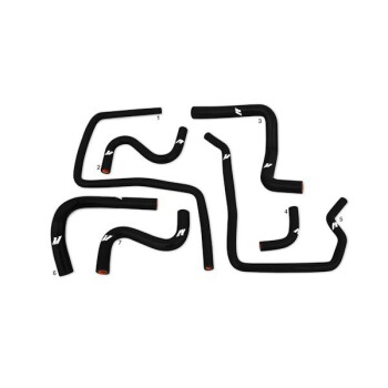 Silikon Zusatz Schlauch Kit Mishimoto Subaru WRX / WRX STI / 04-07 / schwarz | MMHOSE-SUB-ANC4BK