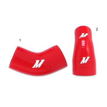 Lower Intercooler Pipe Kit Mishimoto Mitsubishi Lancer Evolution 7/8/9 / 01-07 / Red | MMICP-EVO-01LRD
