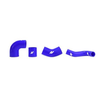 Obere Ladeluftkühler Rohre Mishimoto Mitsubishi Evo 7 / 8 / 9 / 01-07 / blaue Verbinder | MMICP-EVO-01UBL