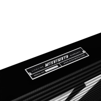 Universal Ladeluftkühler Mishimoto R-Linie / schwarz | MMINT-URB