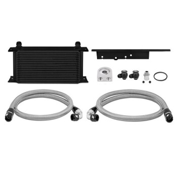 Ölkühler Kit ohne Thermostat Mishimoto Nissan 350Z / 03-09 / Infiniti G35 (nur Coupé) / 03-07 / schwarz | Mishimoto