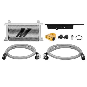 Ölkühler Kit mit Thermostat Mishimoto Nissan 350Z / 03-09 / Infiniti G35 (nur Coupé) / 03-07 / silber | Mishimoto