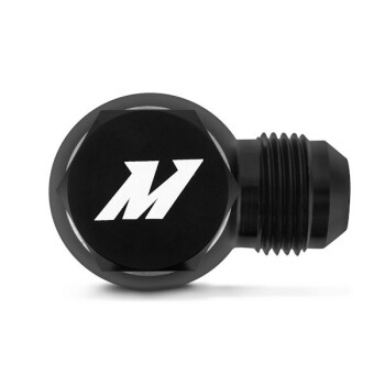 Ringauge mit Hohlschraube Mishimoto M20 x -10AN / schwarz | MMBB-10ANBK
