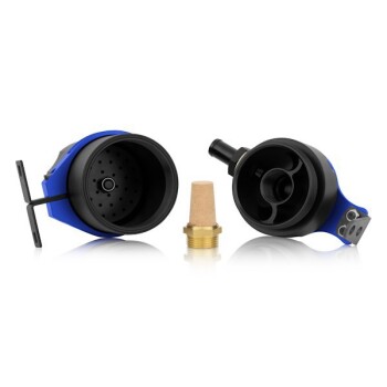 Öl Catch Can mit Ölsperre Mishimoto / blau | MMBCC-UNI-BL