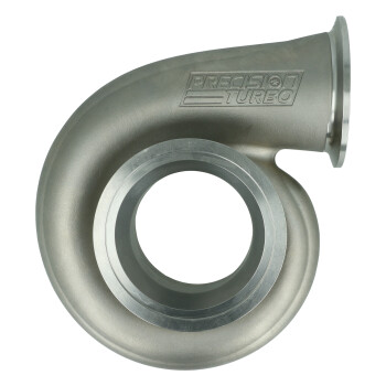 Precision Turbo Abgasgehäuse für 80 mm Abgasrad / 1.00 A/R / V-Band ext. WG / V-Band Auslass