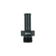 Screw-in Adapter ORB Dash 6 Male to Hose Connection 10mm (3/8") - Satin Black
