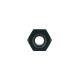 Screw-in Adapter ORB Dash 6 Male to Hose Connection 10mm (3/8") - Satin Black