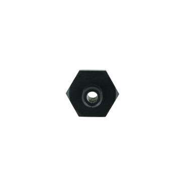 Screw-in Adapter NPT 3/8" Male to Hose Connection 8mm (5/16") - Satin Black