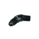 Gewindeadapter Dash 4 männlich zu NPT 1/8" männlich - 45° - schwarz