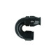 High Flow PTFE Schlauchanschluss Fitting drehbar Dash 6 - 180° - schwarz