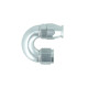 High Flow PTFE Swivel Hose End Dash 8 - 180° - Silver