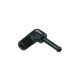 Einschrauber 90° NPT 1/8" männlich zu Schlauchanschluss 5mm (3/16") - schwarz matt | BOOST products