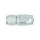 Hose End Dash 4 - straight - Satin Silver