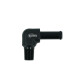 Einschrauber 90° NPT 1/8" männlich zu Schlauchanschluss 8mm (5/16") - schwarz matt | BOOST products