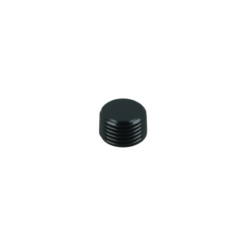1/8" NPT Verschlussstopfen - schwarz matt