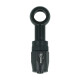 Schlauchanschluss Fitting drehbar Dash 6 zu Ringauge 14,5mm - schwarz matt