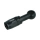 Schlauchanschluss Fitting drehbar Dash 6 zu Ringauge 12,5mm - schwarz matt