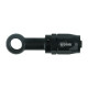 Schlauchanschluss Fitting drehbar Dash 6 zu Ringauge 12,5mm - schwarz matt