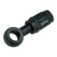 Schlauchanschluss Fitting drehbar Dash 8 zu Ringauge 16,5mm - schwarz matt