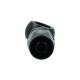 Schlauchanschluss Fitting drehbar Dash 8 zu Ringauge 16,5mm - schwarz matt