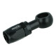Schlauchanschluss Fitting drehbar Dash 8 zu Ringauge 18,5mm - schwarz matt
