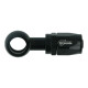 Schlauchanschluss Fitting drehbar Dash 8 zu Ringauge 18,5mm - schwarz matt