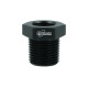 Reduzieradapter NPT 1/4" weiblich zu NPT 3/8" männlich - schwarz matt