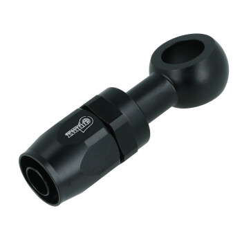 Swivel Hose End 10 to Banjo 18,5mm - Satin Black